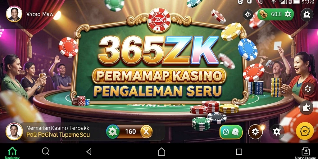 Screenshot permainan Kasino yang menunjukkan pengalaman gaming yang mendebarkan.