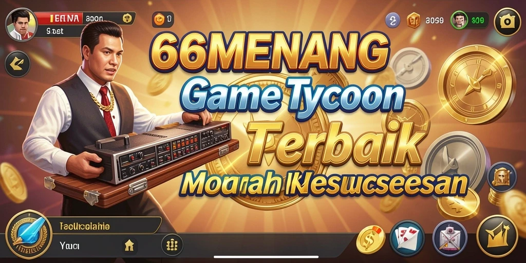 Tampilan gameplay 66MENANG yang menarik dan penuh strategi bisnis.