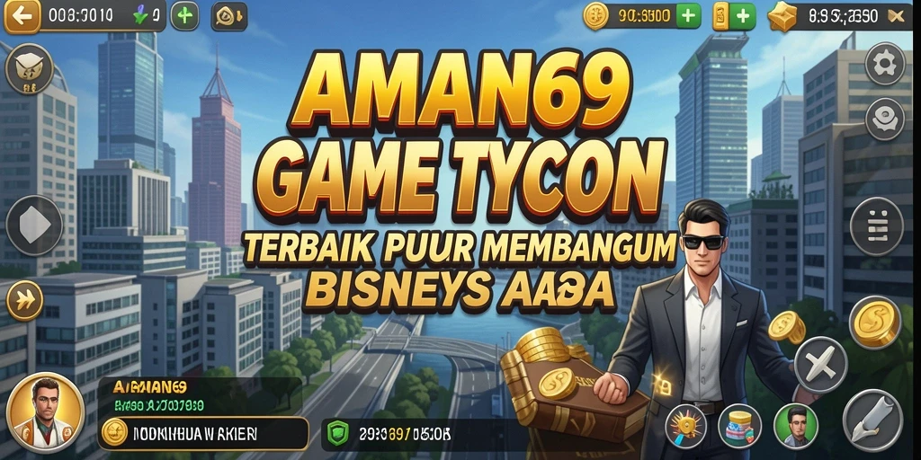 Tampilan gameplay Tycoon yang seru dan menantang di AMAN69.