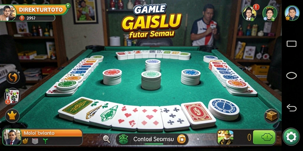 Screenshot gameplay Gaple yang seru di DIREKTURTOTO.