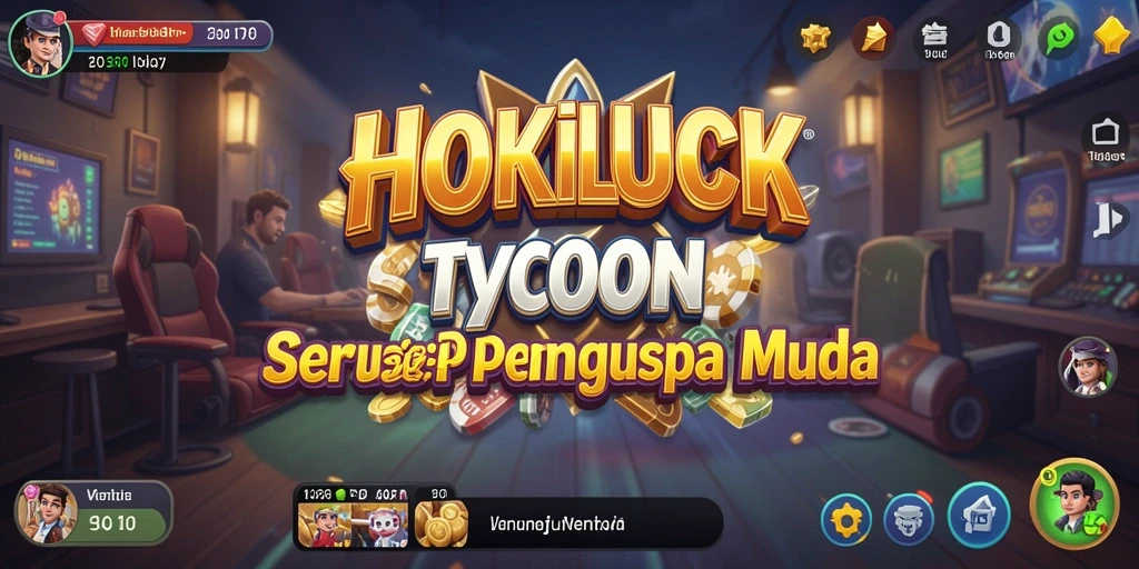 Screenshot HOKILUCK menampilkan aktivitas pengelolaan bisnis yang seru.