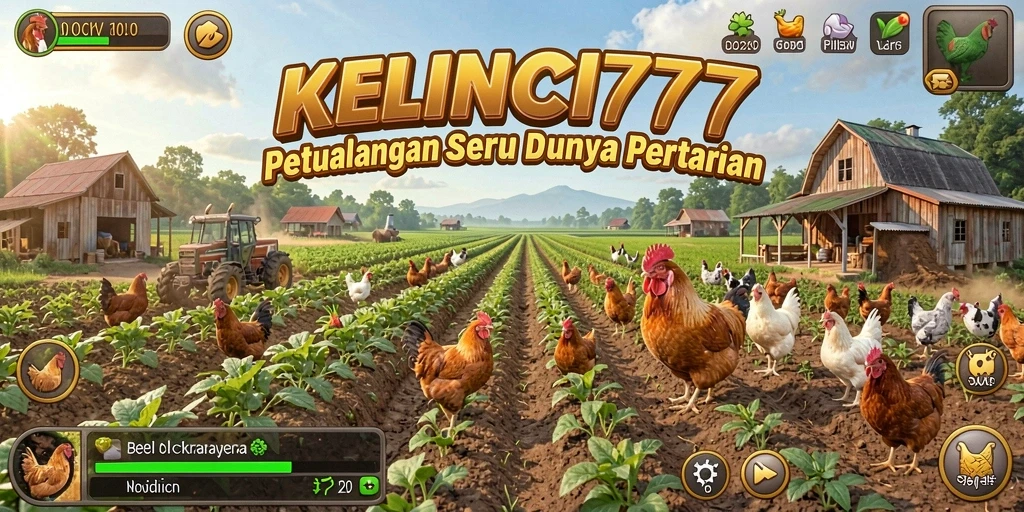 Tampilan menarik dari gameplay <strong>KELINCI777</strong> saat mengelola pertanian.