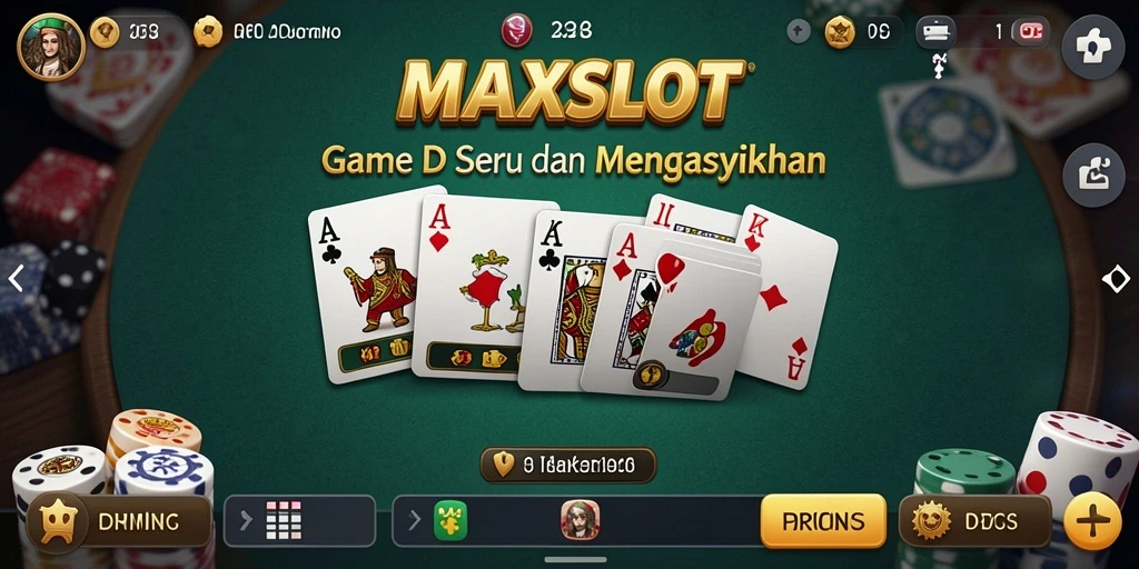 Tampilan gameplay <strong>MAXSLOT</strong> dengan aksi seru dan grafis memukau.